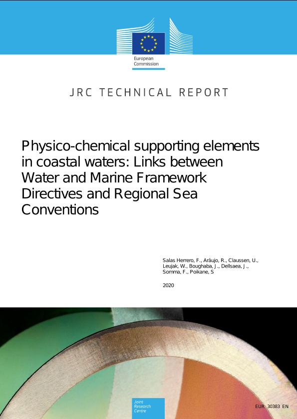 Jrc Publications Repository Physico Chemical Supporting Elements In Coastal Waters Links Between Water And Marine Framework Directives And Regional Sea Conventions