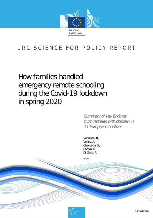 JRC Publications Repository - How children (10-18) experienced online risks  during the Covid-19 lockdown - Spring 2020