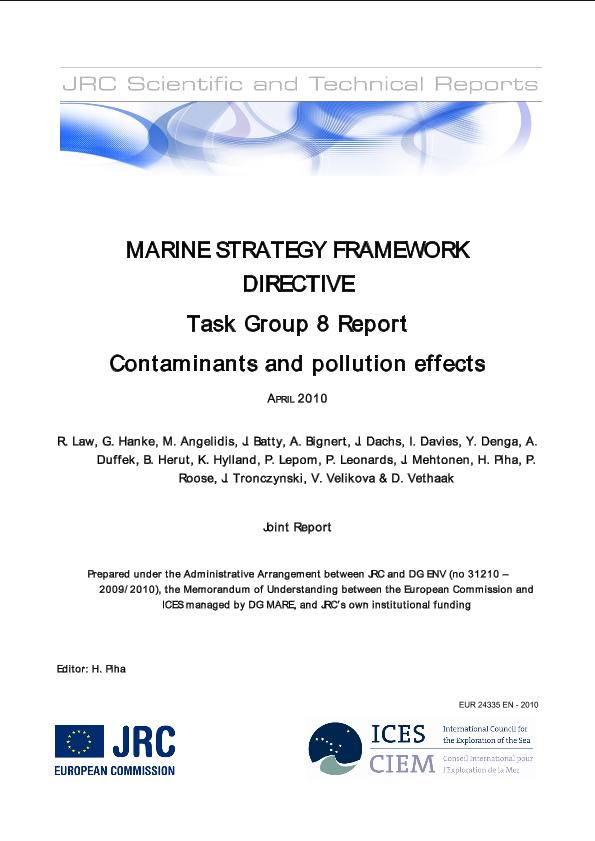 JRC Publications Repository - Marine Strategy Framework Directive