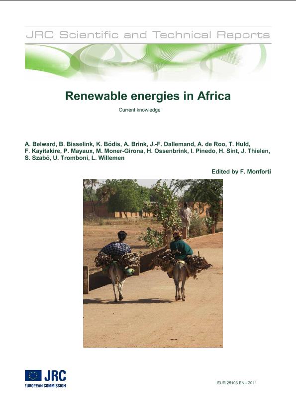 Jrc Publications Repository Renewable Energies In Africa Current Knowledge